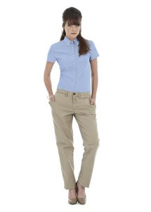 Vente client chemise oxford femme